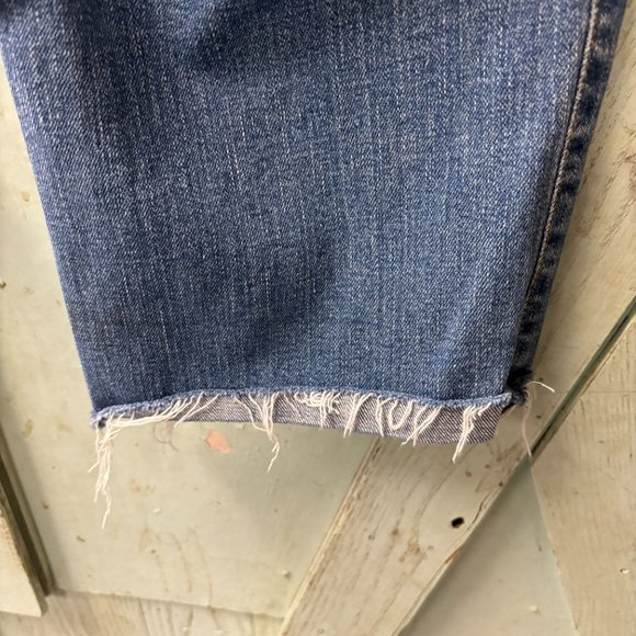 Big‎ Star Sweet Low Boot Cutoff Jean Shorts Size 30T Raw Hem - Picture 13 of 16